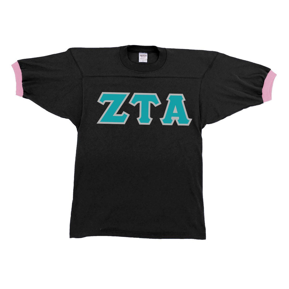 Zeta Tau Alpha Classic Lettered Jersey Zeta Tau Alpha Classic Lettered Jersey