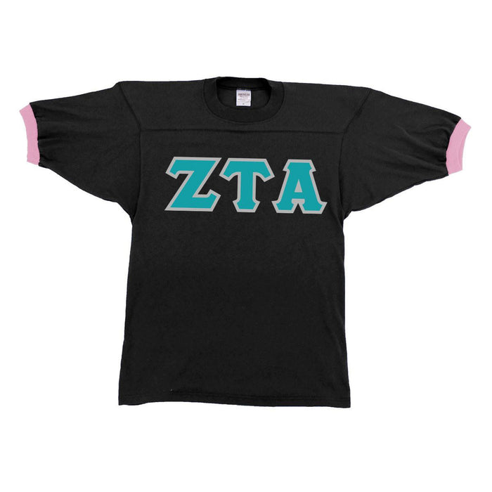 Zeta Tau Alpha Classic Lettered Jersey Zeta Tau Alpha Classic Lettered Jersey