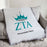 Zeta Tau Alpha Crown Afghan Blanket Throw Zeta Tau Alpha Crown Afghan Blanket Throw