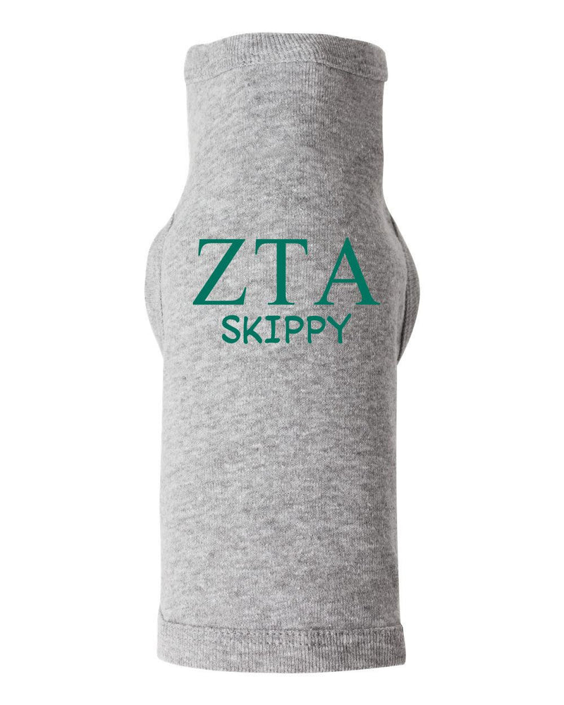 Zeta Tau Alpha Doggie Tank Tee Zeta Tau Alpha Doggie Tank - Tee