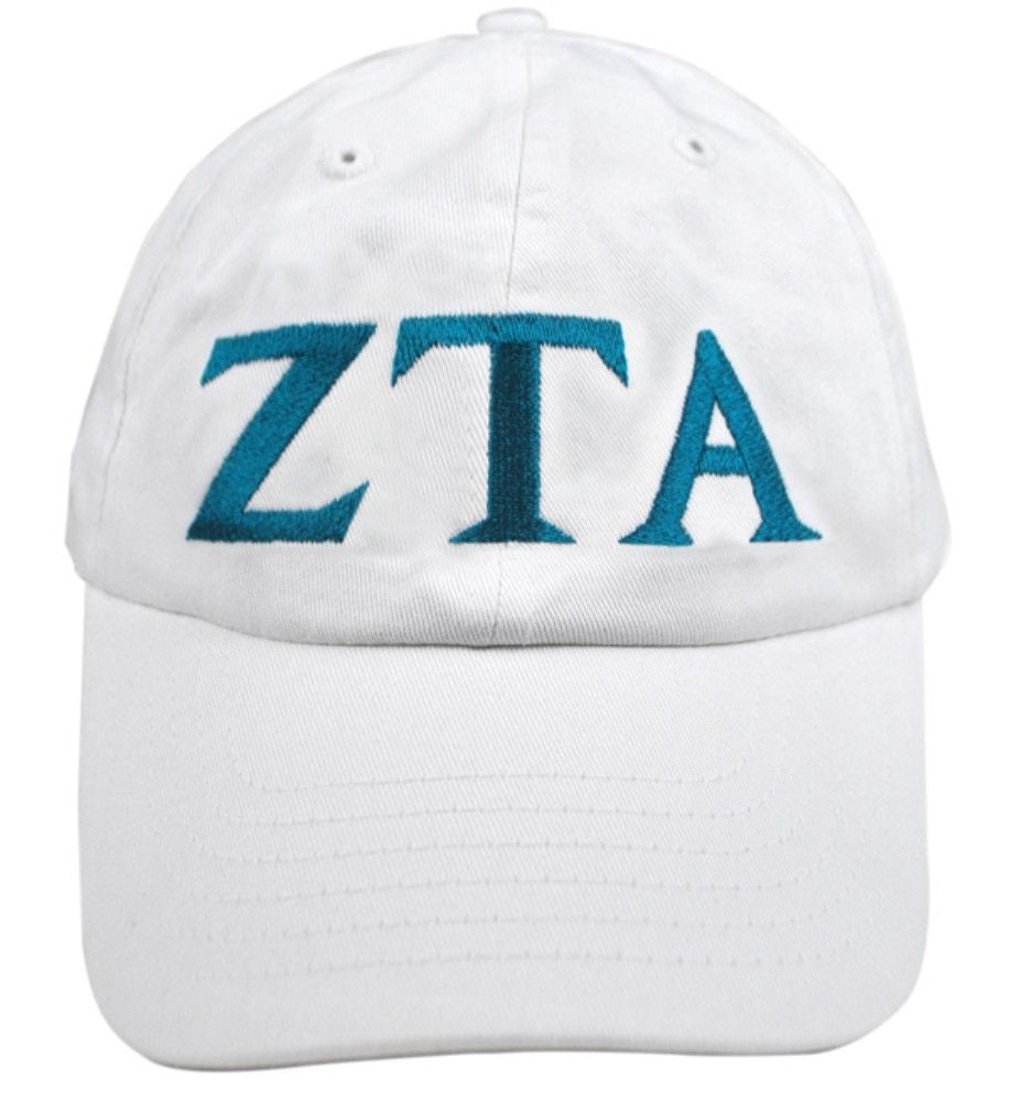 Zeta Tau Alpha Greek Letter Hat Zeta Tau Alpha Greek Letter Hat