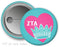 Zeta Tau Alpha Heart Crown Button Zeta Tau Alpha Heart Crown Button