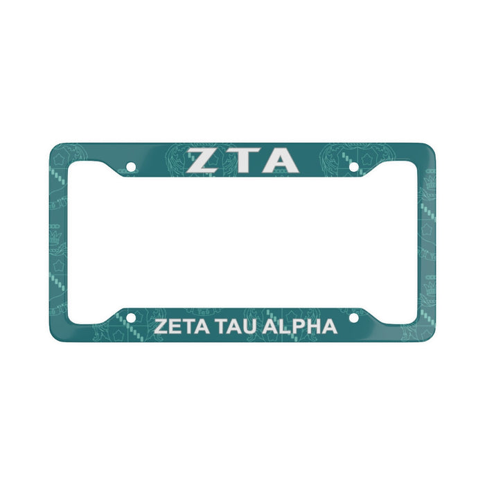 Zeta Tau Alpha New License Plate Frames Zeta Tau Alpha New License Plate Frames