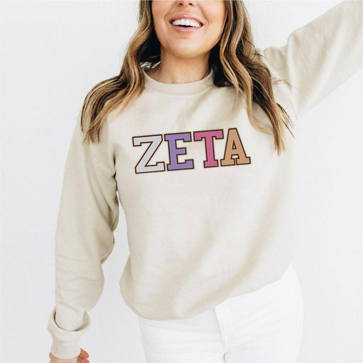 Zeta Tau Alpha Zeta Tau Alpha Nickname Crew Sweatshirts