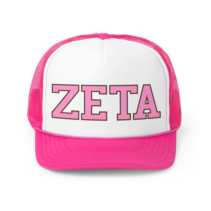 Zeta Tau Alpha Nickname Trucker Caps Zeta Tau Alpha Nickname Trucker Caps