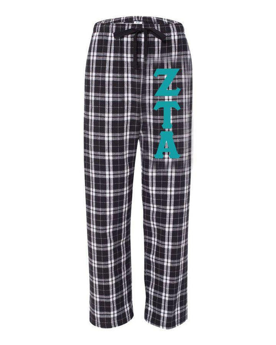 Zeta Tau Alpha Pajamas Flannel Plaid Pant Zeta Tau Alpha Pajamas -  Flannel Plaid Pant