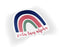 Zeta Tau Alpha Rainbow Sticker Zeta Tau Alpha Rainbow Sticker