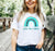 Printify Zeta Tau Alpha Rainbow Tees Zeta Tau Alpha Rainbow Tees