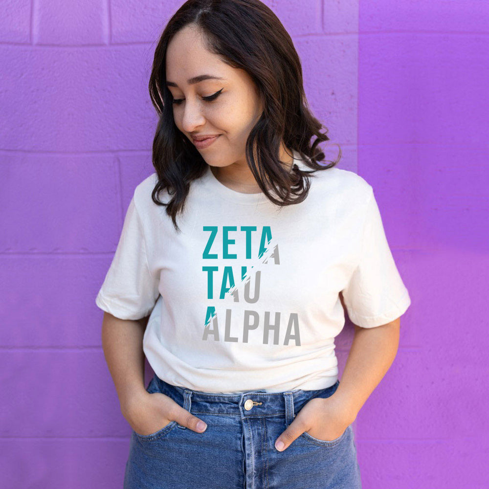 Zeta Tau Alpha Ripped Favorite Tees Zeta Tau Alpha Ripped Favorite Tees
