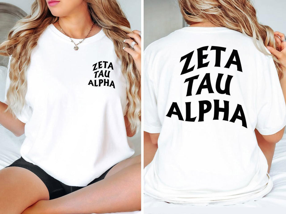 Zeta Tau Alpha Social Tee Zeta Tau Alpha Social Tee