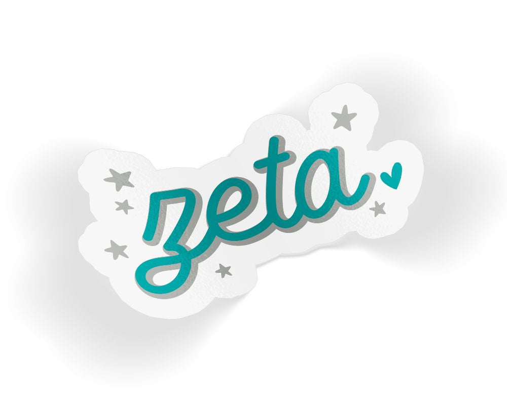 Zeta Tau Alpha Star Sticker Zeta Tau Alpha Star Sticker