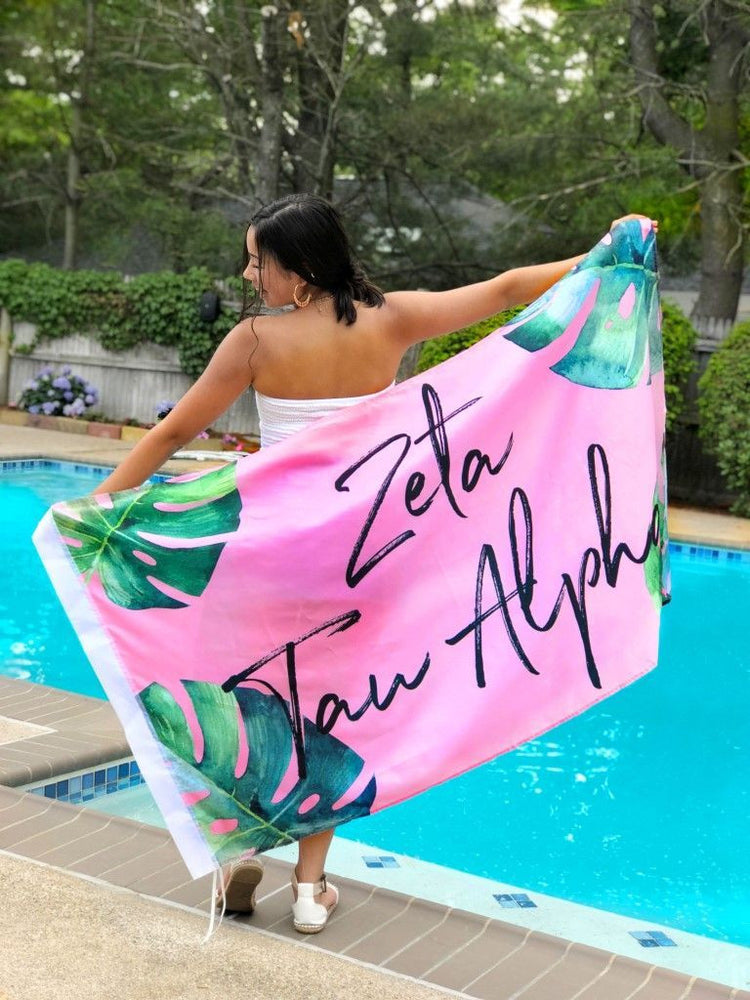 Zeta Tau Alpha Tropical Flag Zeta Tau Alpha Tropical Flag