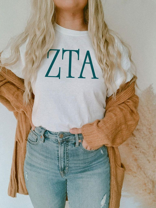 Zeta Tau Alpha University Greek T Shirts Zeta Tau Alpha University Greek T-Shirts