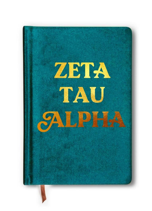 Zeta Tau Alpha Velvet Notebook Zeta Tau Alpha Velvet Notebook