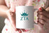 Zeta Tau Alpha White Mascot Coffee Mug Personalized! Zeta Tau Alpha White Mascot Coffee Mug - Personalized!