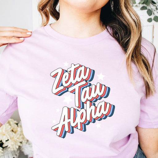 Zeta Tau Alpha Zeta Tau Alpha Flashback Tees