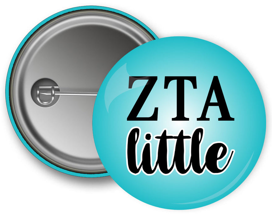 Zeta Tau Alpha Little Button Zeta Tau Alpha Little Button