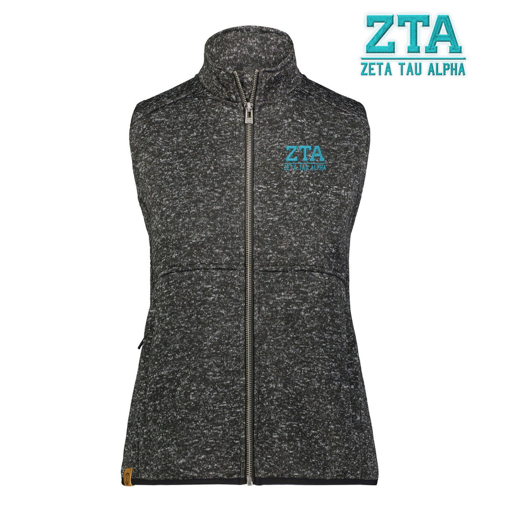 Zeta Tau Alpha Alpine Sweater Fleece Vest Zeta Tau Alpha Alpine Sweater Fleece Vest