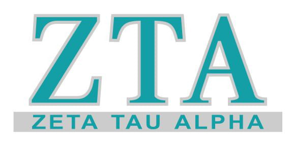 Zeta Tau Alpha Custom Sticker Personalized Zeta Tau Alpha Custom Sticker - Personalized