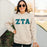 Zeta Tau Alpha 2 Day Ship Twill Hooded Sweatshirt Zeta Tau Alpha - 2 Day Ship Twill Hooded Sweatshirt