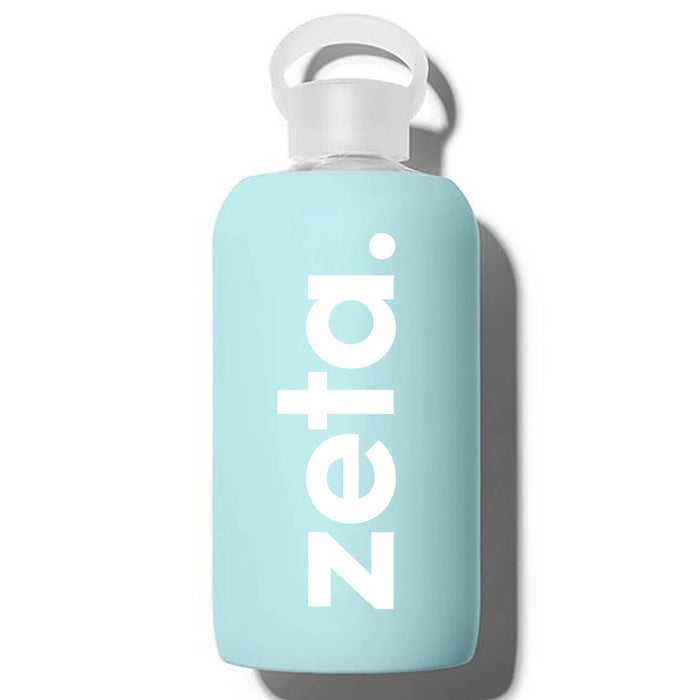 Zeta Tau Alpha Glass Silicone Sleeve Water Bottles Zeta Tau Alpha Glass Silicone Sleeve Water Bottles