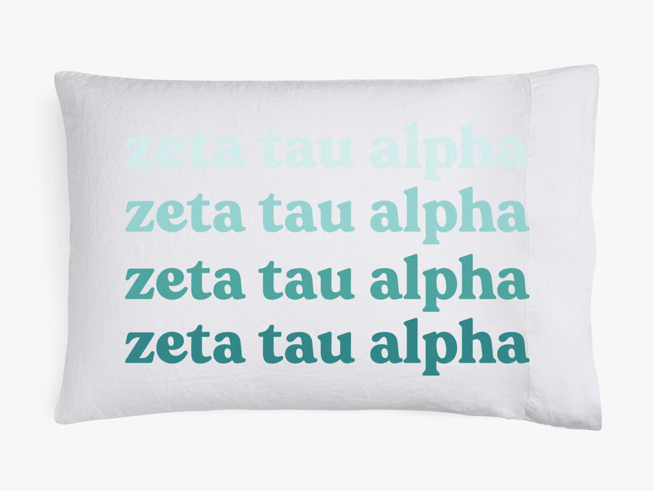 Zeta Tau Alpha Ombre Retro Pillowcases Zeta Tau Alpha Ombre Retro Pillowcases