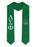 Delta Sigma Phi Lettered Graduation Sash Stole with Crest