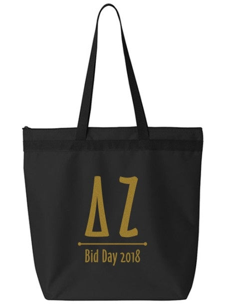 Delta Zeta Oz Letters Event Tote Bag