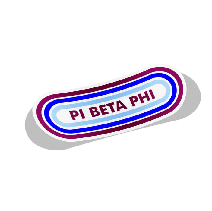 Pi Beta Phi Capsule Sorority Decal