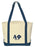 Alpha Phi Layered Letters Boat Tote