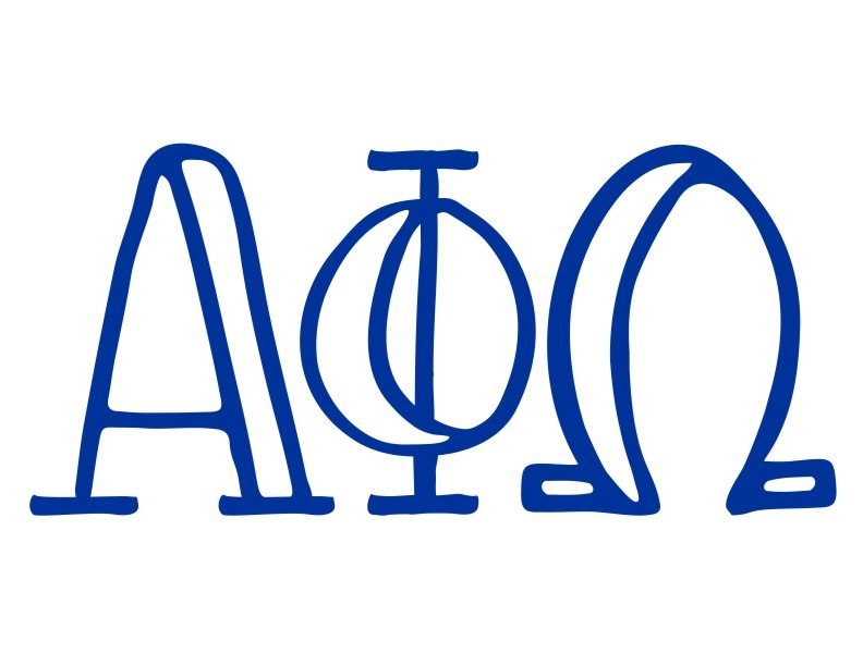 Alpha Phi Omega Letter Outline