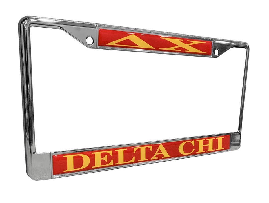 Delta Chi License Plate Frame