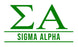Sigma Alpha Custom Greek Letter Sticker - 2.5