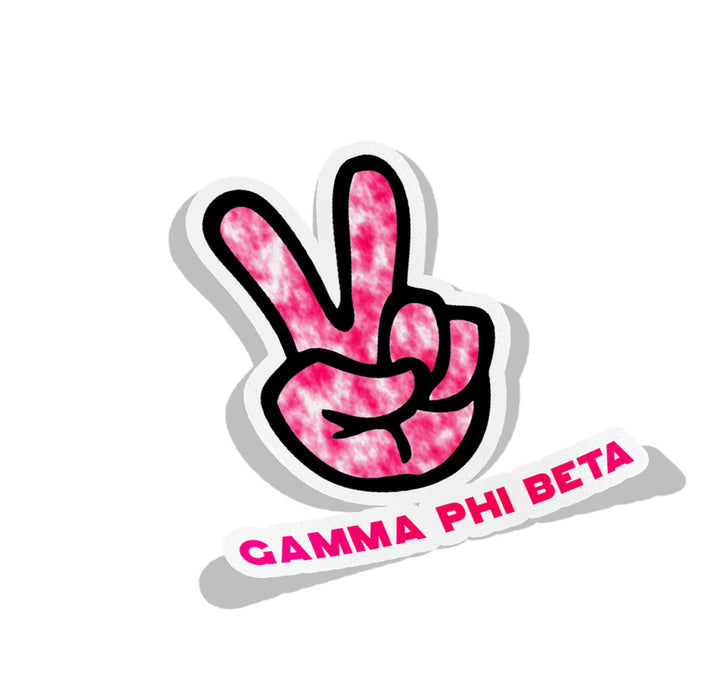 Gamma Phi Beta Peace Sorority Decal