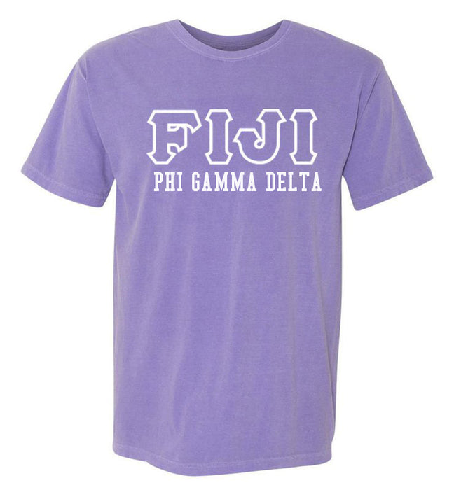 Fiji Custom Comfort Colors Greek T-Shirt