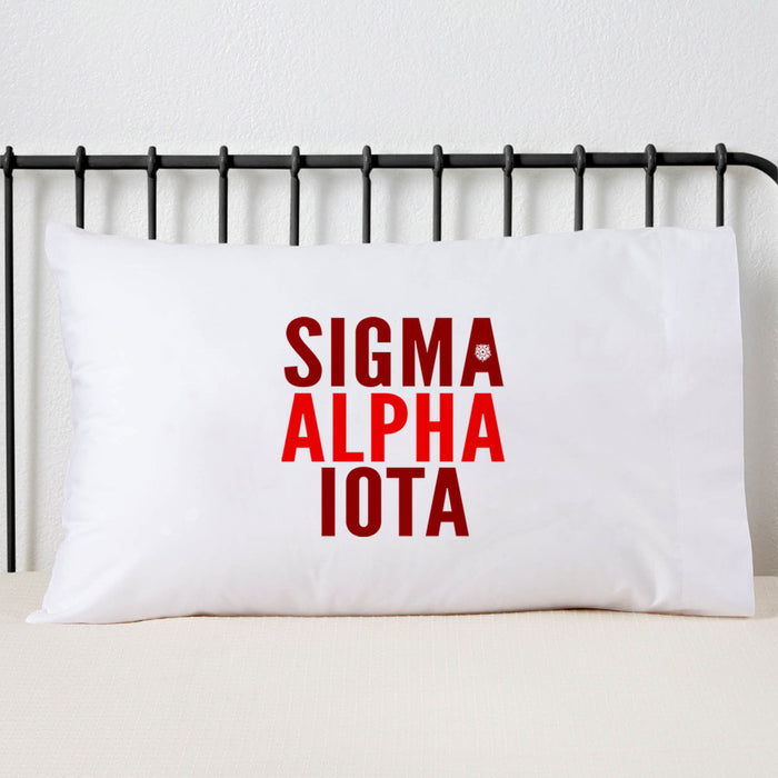 Sigma Alpha Iota Sorority Pillowcase