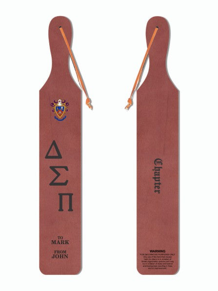 Delta Sigma Pi Traditional Paddle — GreekU