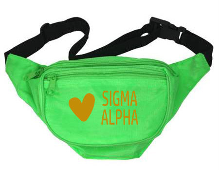 Sigma Alpha Heart Fanny Pack