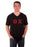 Theta Chi V-Neck T-Shirt with Sewn-On Letters