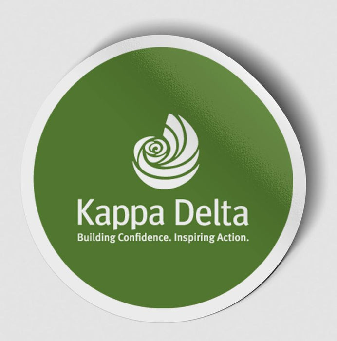 Kappa Delta Logo Circle Sticker