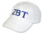 Zeta Beta Tau Greek Letter Embroidered Hat