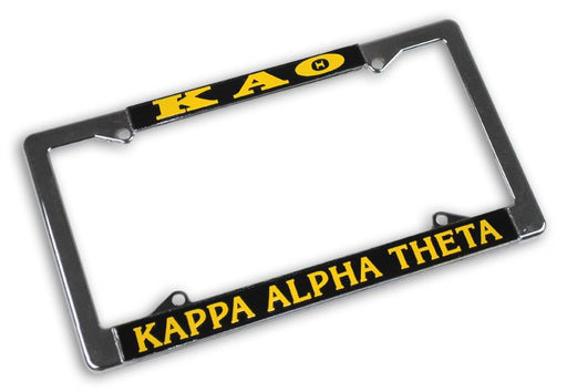 Kappa Alpha Theta License Plate Frame