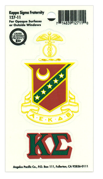 Kappa Sigma Crest Decal
