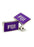 Phi Gamma Delta Silver Flag Cufflinks