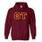 Theta Tau Sewn Lettered Hooded Sweatshirts Lettered Hoodie