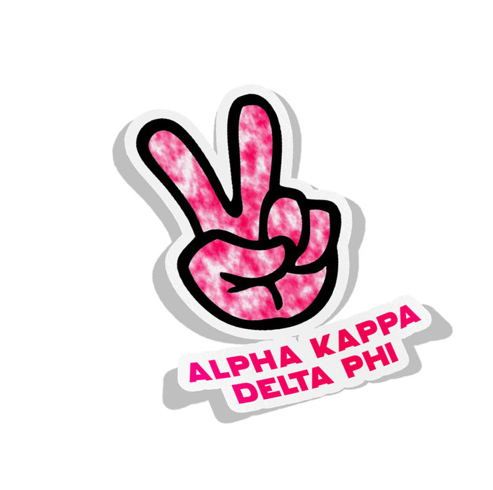 Alpha Kappa Delta Phi Peace Sorority Decal