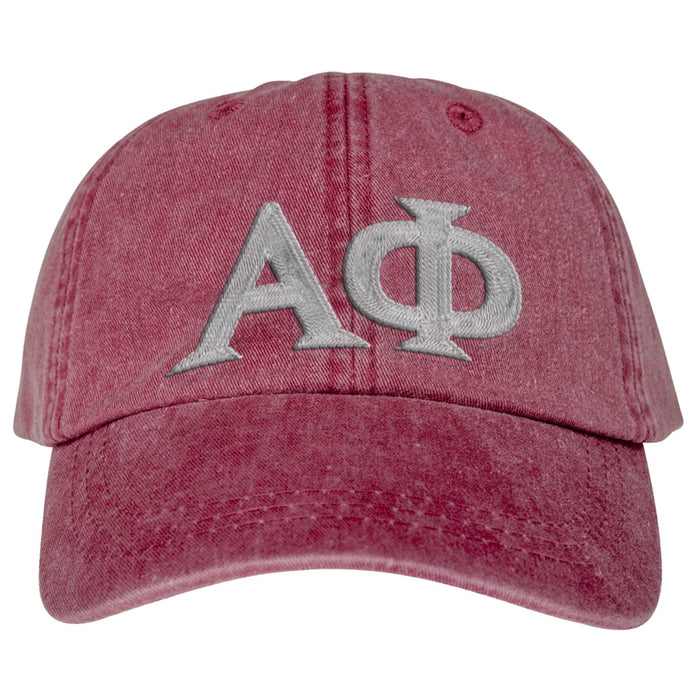 Alpha Phi Greek Letter Embroidered Hat