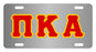 Pi Kappa Alpha Fraternity License Plate Cover