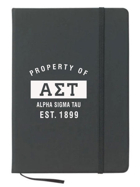 Alpha Sigma Tau Property of Notebook