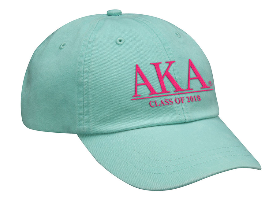 Alpha Kappa Alpha Embroidered Hat with Custom Text
